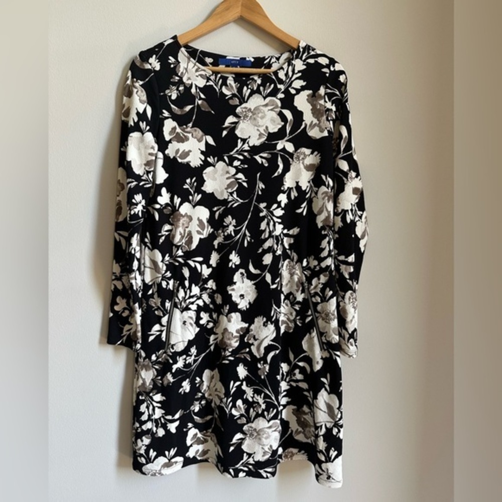 Apt 9 Floral Shift Dress Size S